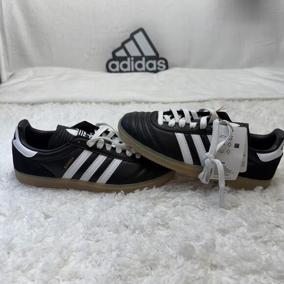 ADIDAS Originals Samba JP Black White Gum JQ9056 Men\'s shoes sz 5.5 main image 5